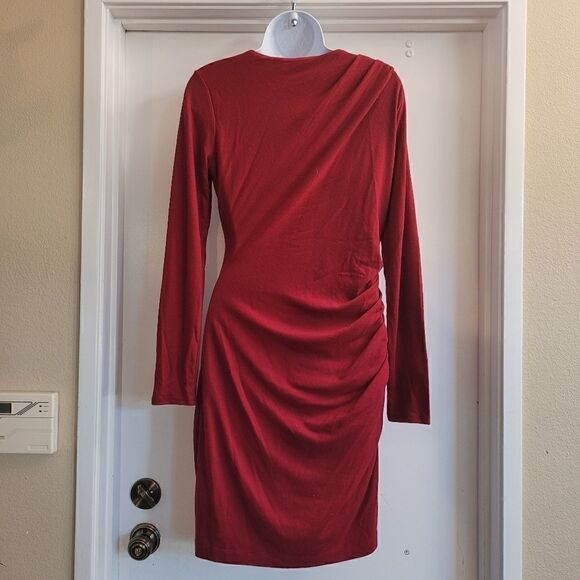 Banana republic cranberry rushed sheath pencil dress - Picture 5 of 7